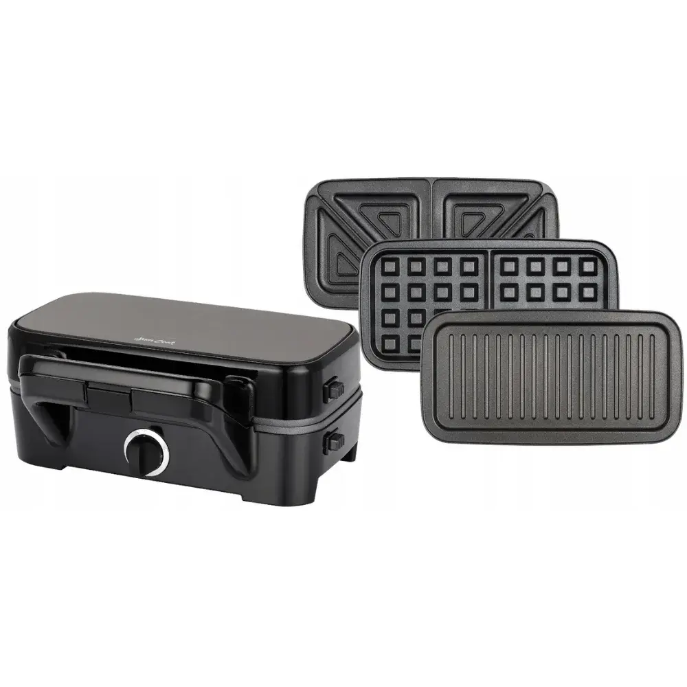 Samcook Multiplate 3-i-1 toastjern med utskiftbare plater