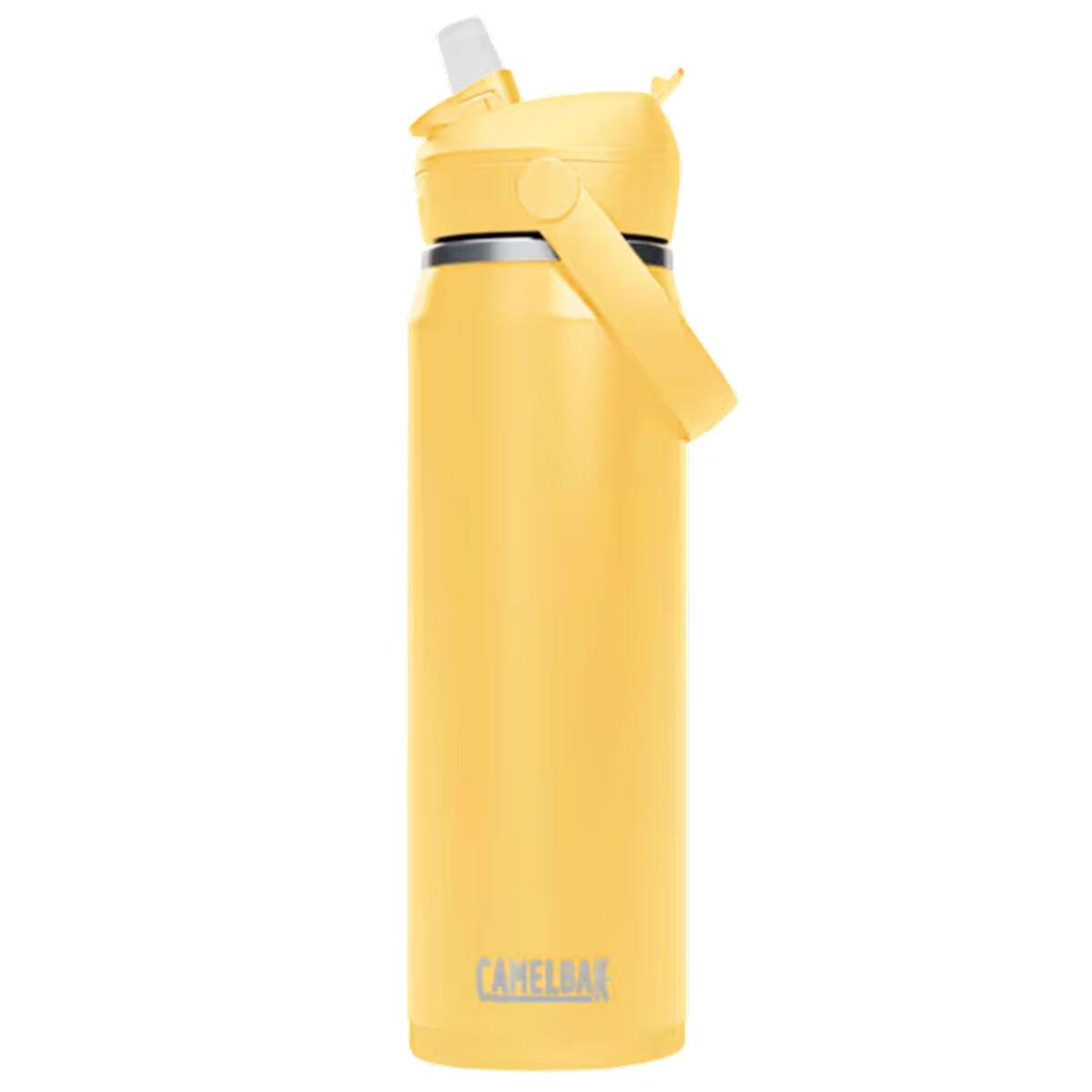 Camelbak Thrive Flip Straw drikkeflaske 0,75 liter i gul, med sugerør