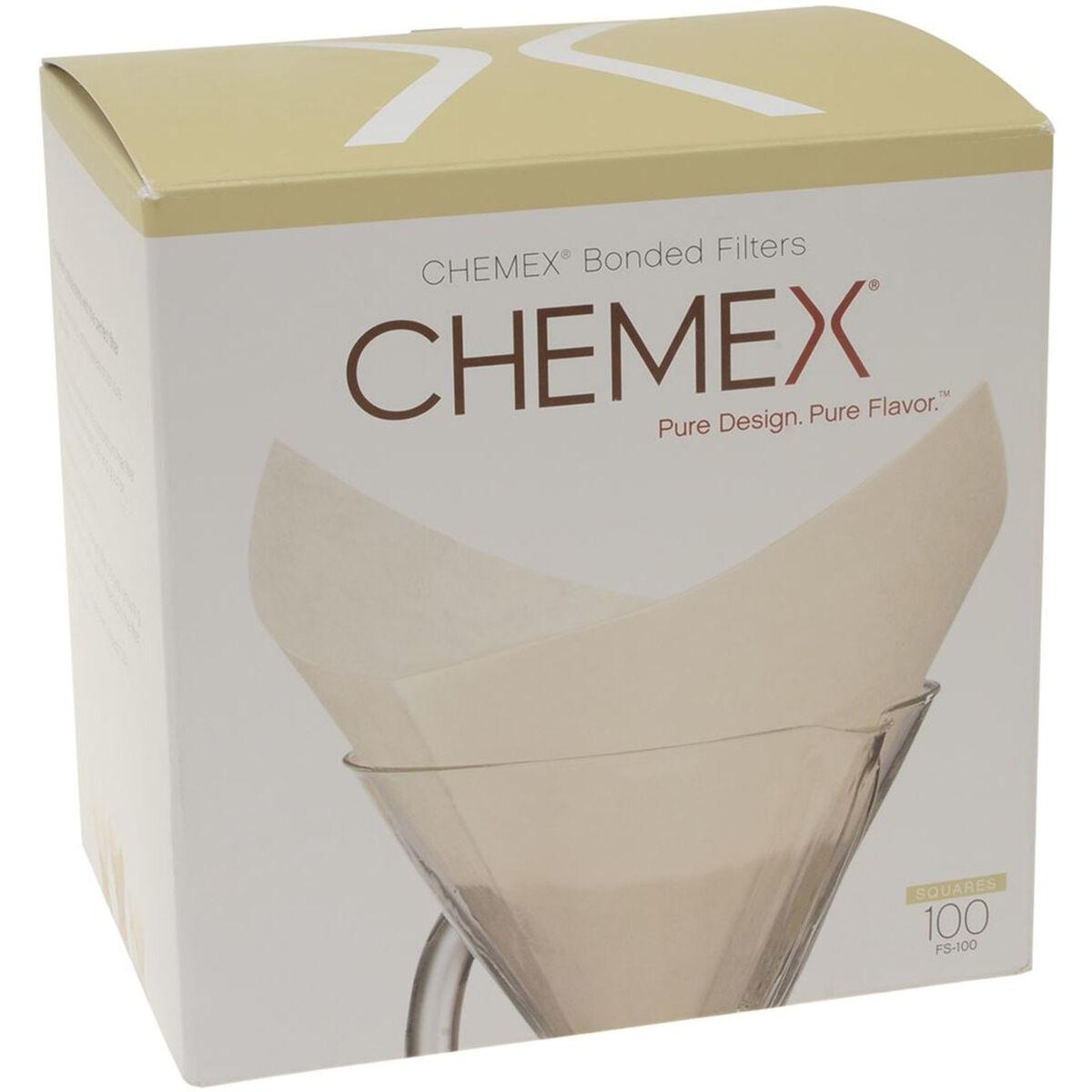 Chemex kaffefilter FS-100, pakke med 100 stykk til 4-6 kopper