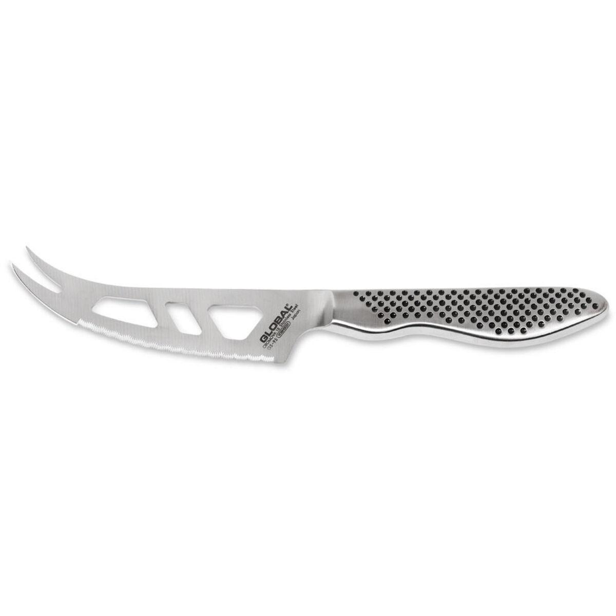 Global GS-95 ostekniv i rustfritt stål med sandblåst skaft