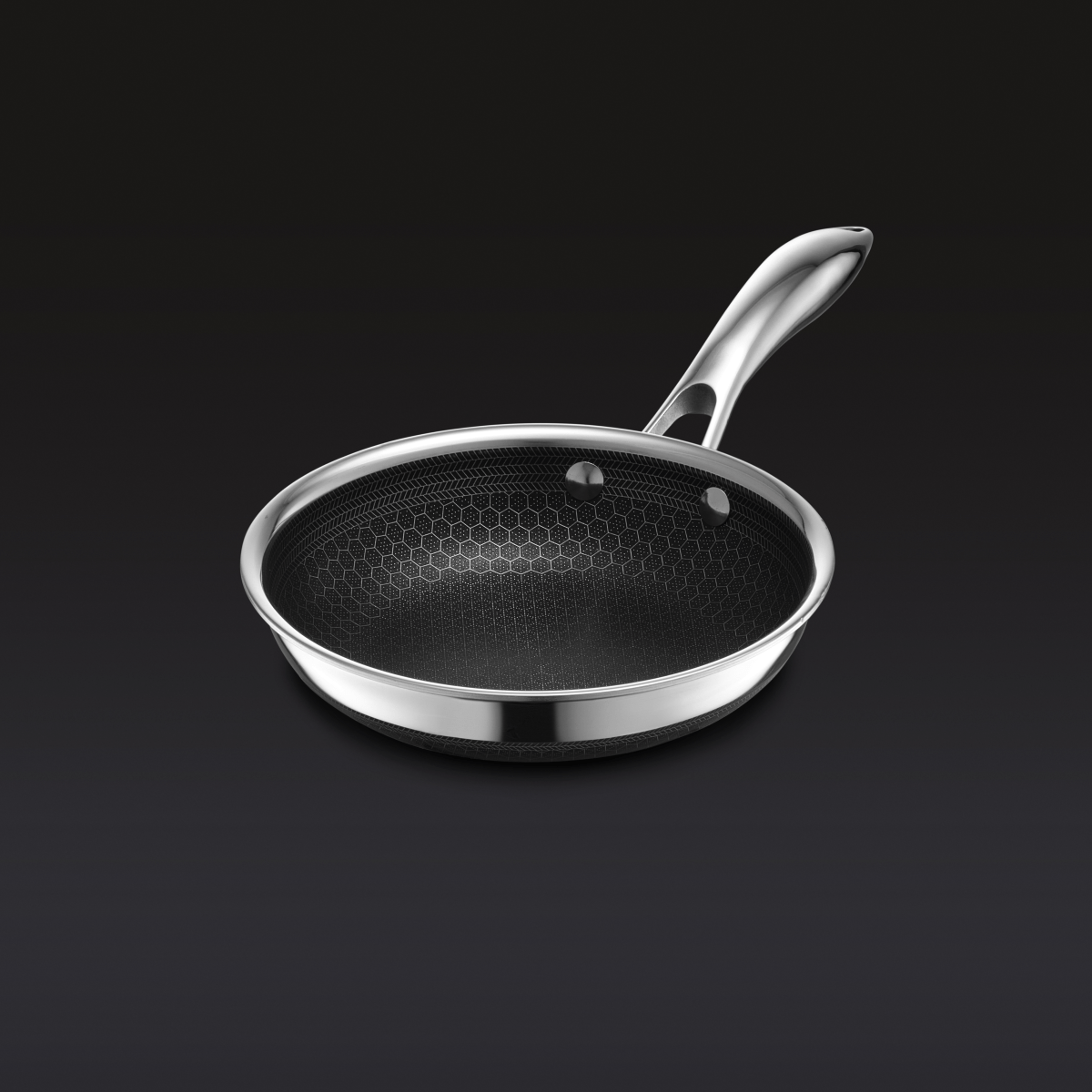 HexClad stekepanne 20 cm hybrid, liten og praktisk