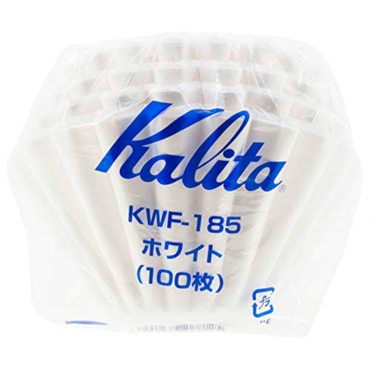 Kalita Wave 185 kaffefilter med bølgeformet bunn, pakke med 100 stykk