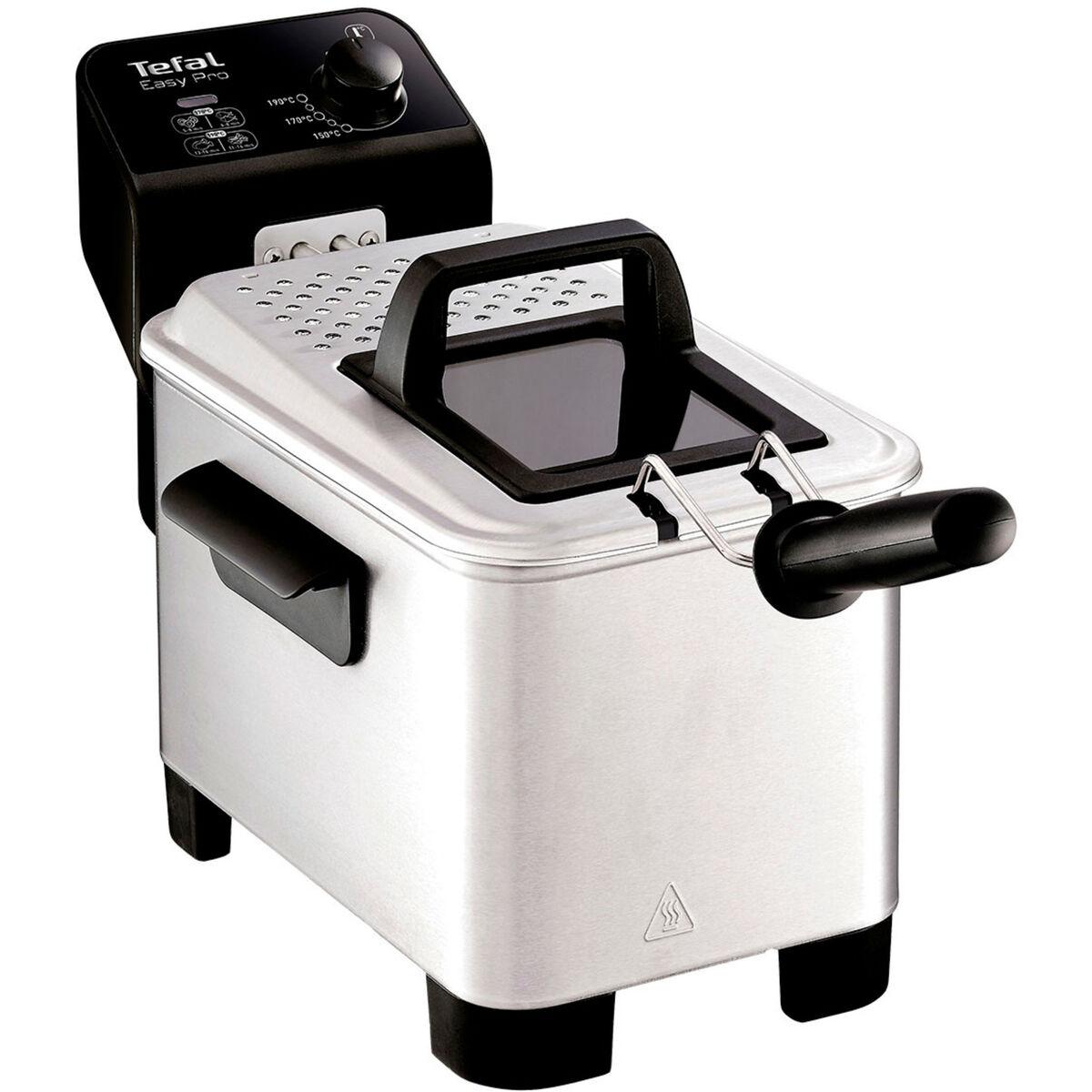 Tefal Easy Pro frityrgryte i sort og sølv