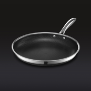 HexClad stekepanne 30 cm hybrid med hexagonalt mønster