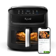 Kyvol 7.2L Smart Airfryer CrispMaster 360 i beige med digital display og stort vindu