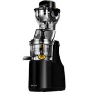 NutriFlow Slow Juicer i hvit farge med bred innmating og juicekanne