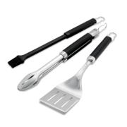 Weber Precision Redskapssett 3 deler med grillspade, grilltang og grillpensel