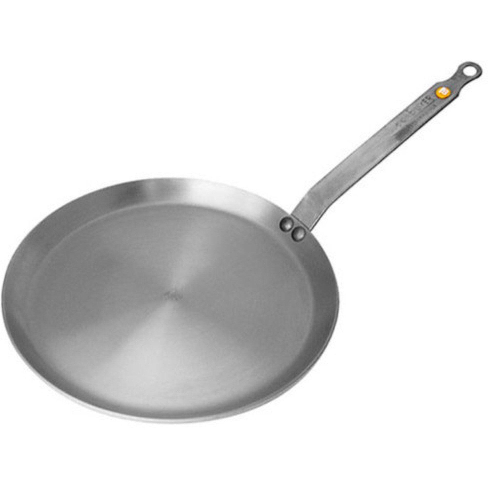 De Buyer Mineral B Lyonnaise pannekakepanne i karbonstål 24 cm