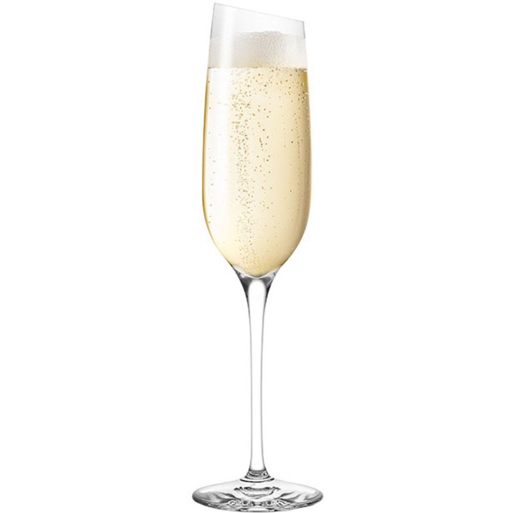 Eva Solo champagneglass 20 cl med karakteristisk nordisk design og smal eggform