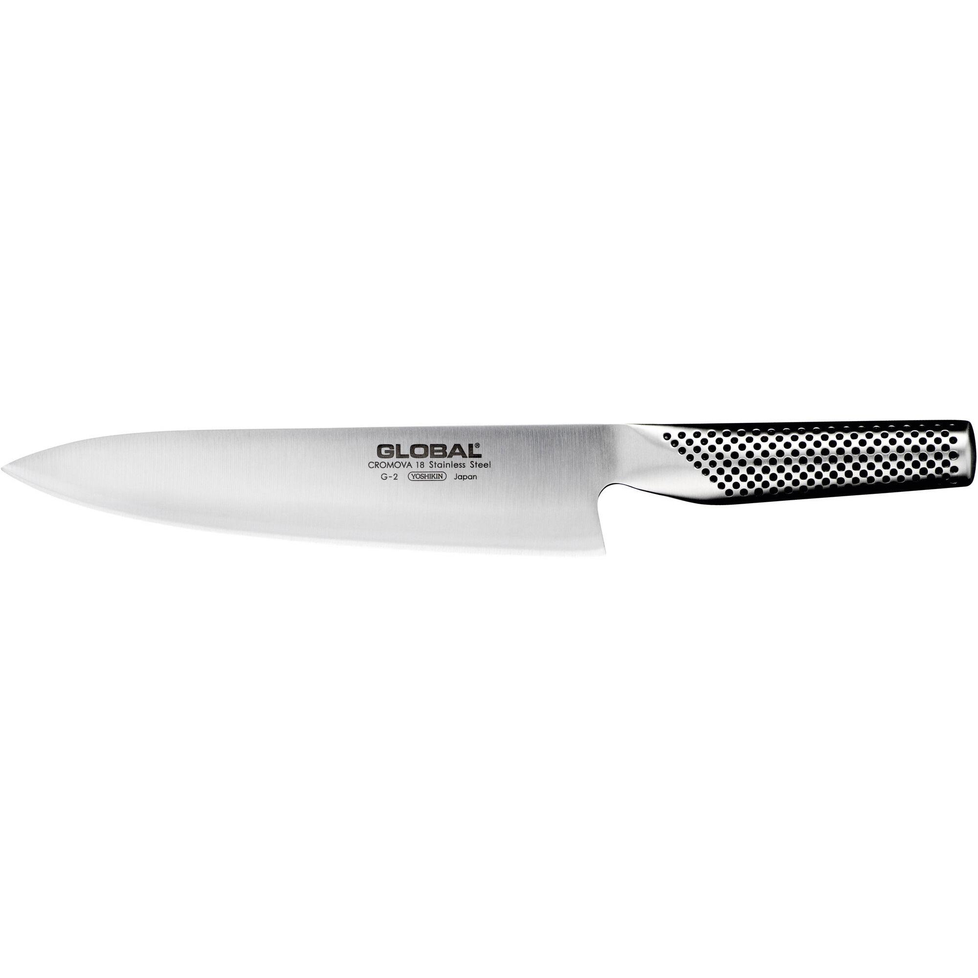 Global G-2 kokkekniv 20 cm i rustfritt Cromova 18-stål