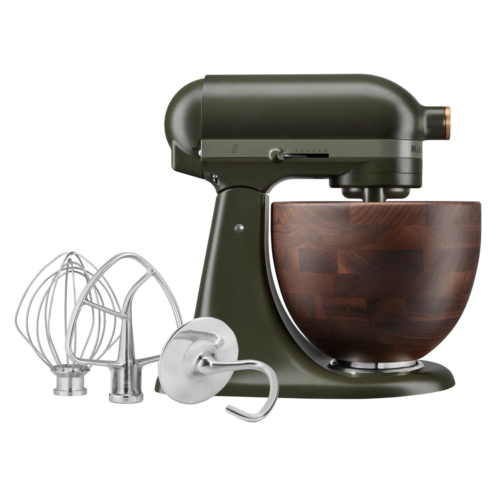 KitchenAid Artisan kjøkkenmaskin i Evergreen grønn farge med stålskål