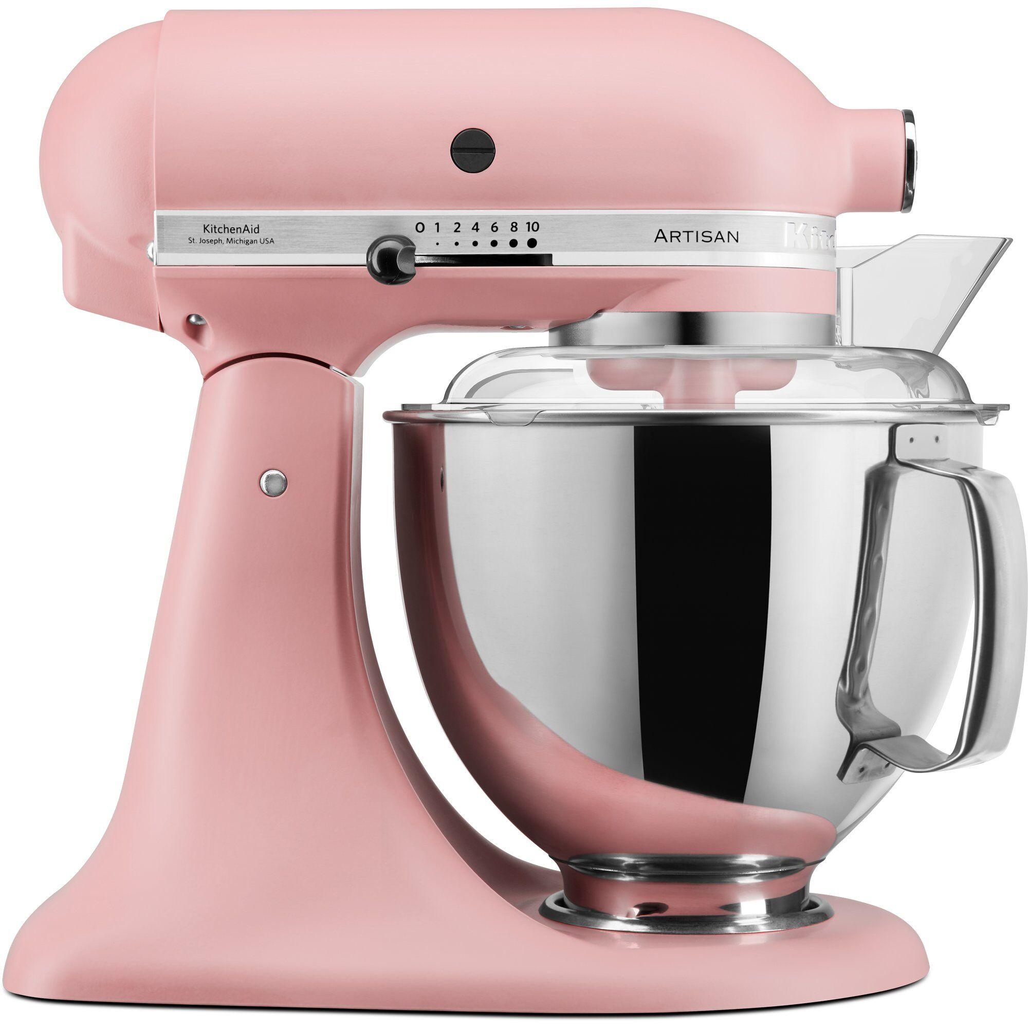 KitchenAid Artisan kjøkkenmaskin i klassisk design med rustfri stålskål