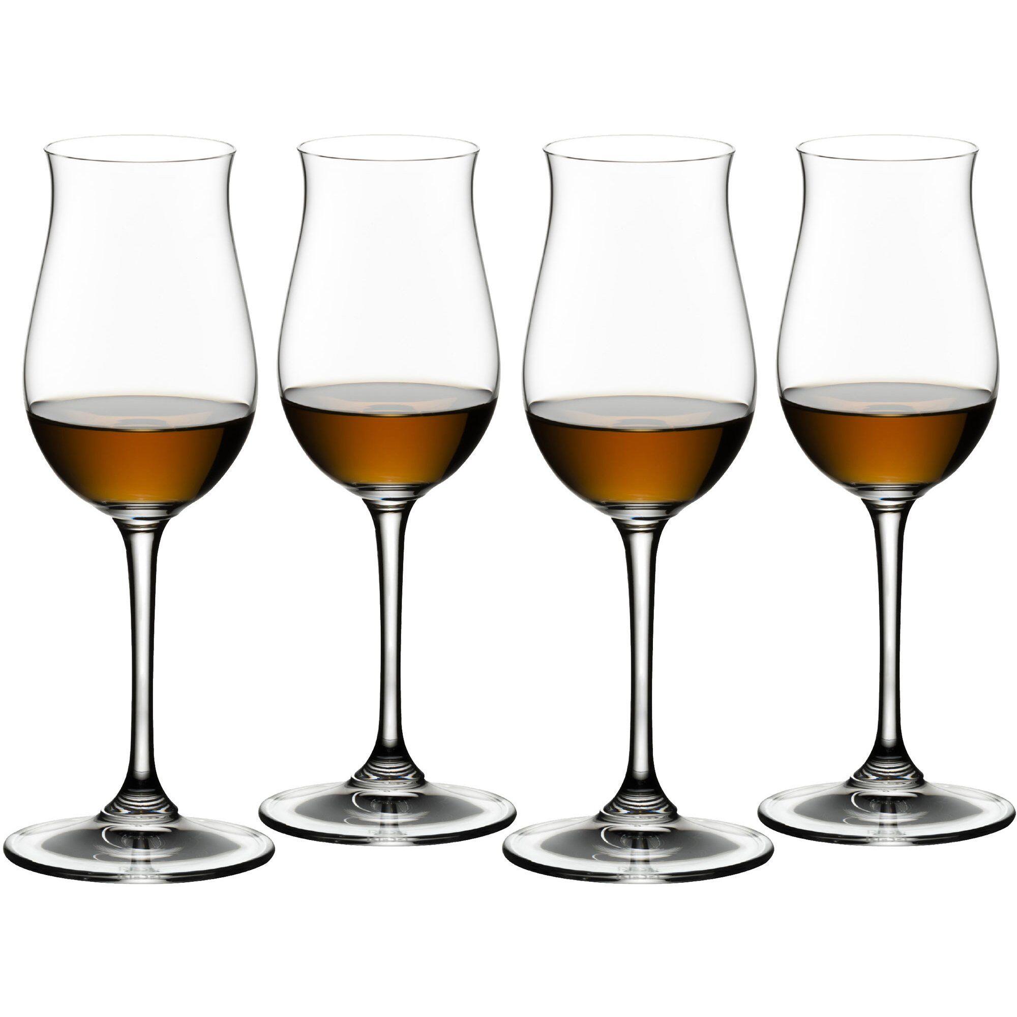 Riedel Cognac Sett fire-pakning, elegante cognacglass som også fungerer som cocktailglass