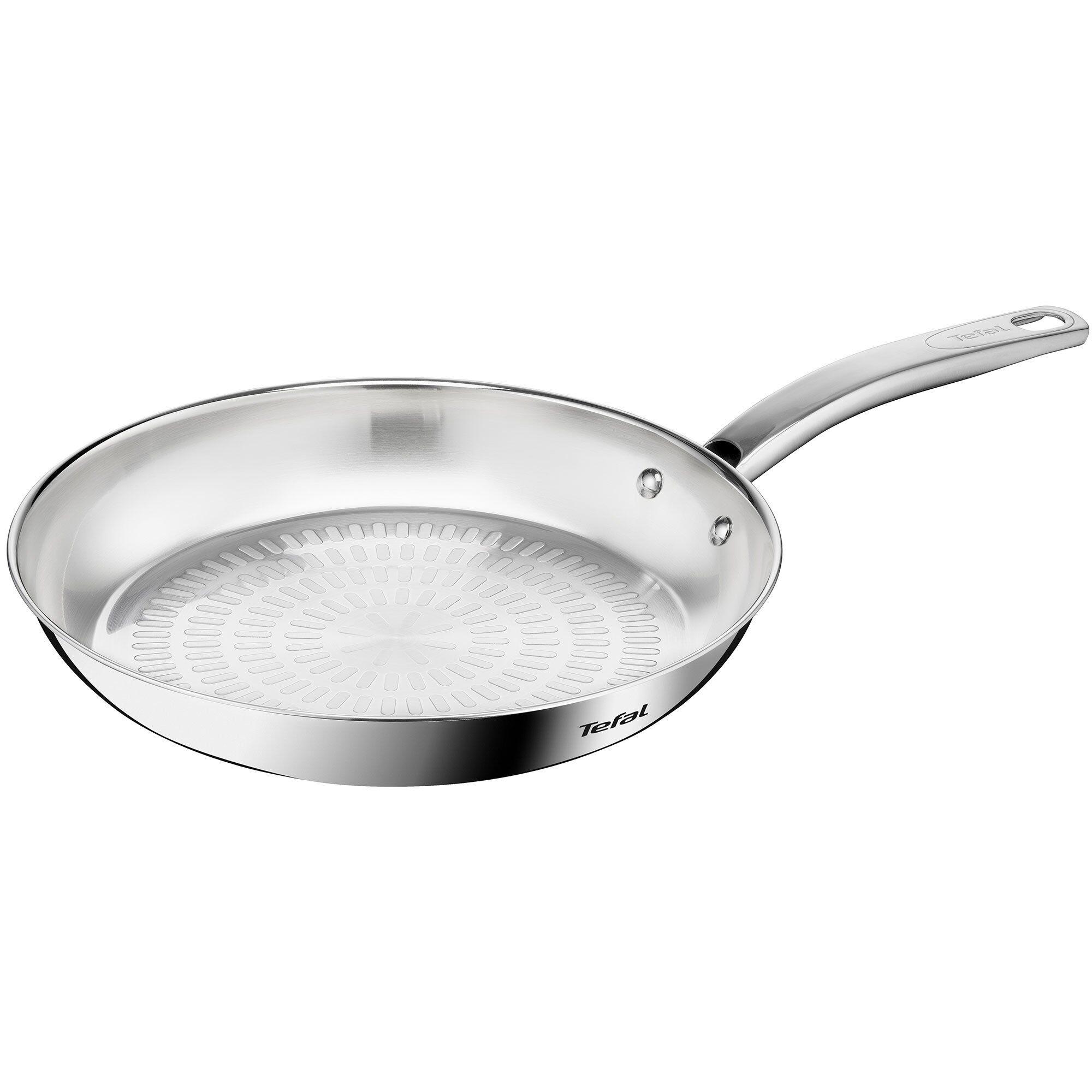 Tefal Intuition Techdome stekepanne 28 cm i rustfritt stål