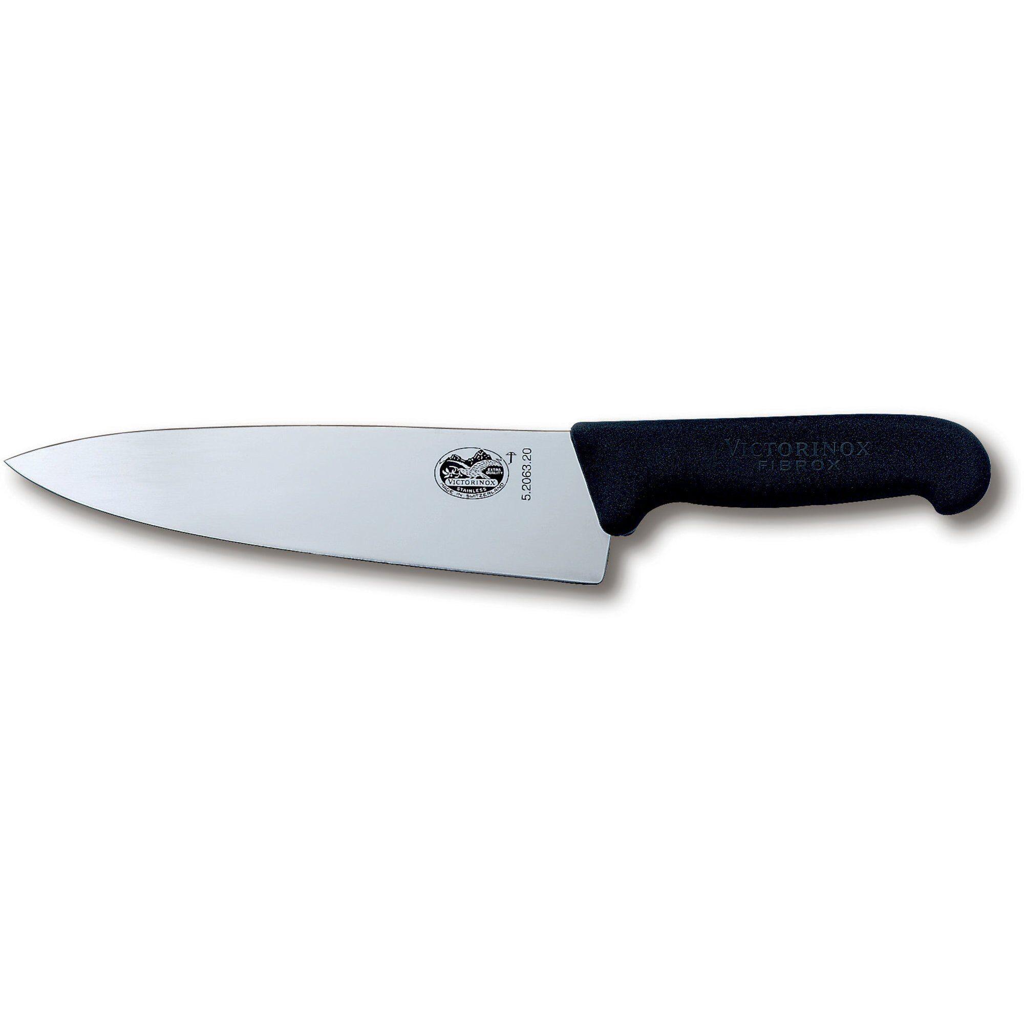 Victorinox Fibrox kokkekniv ekstra bred 20 cm med ergonomisk håndtak