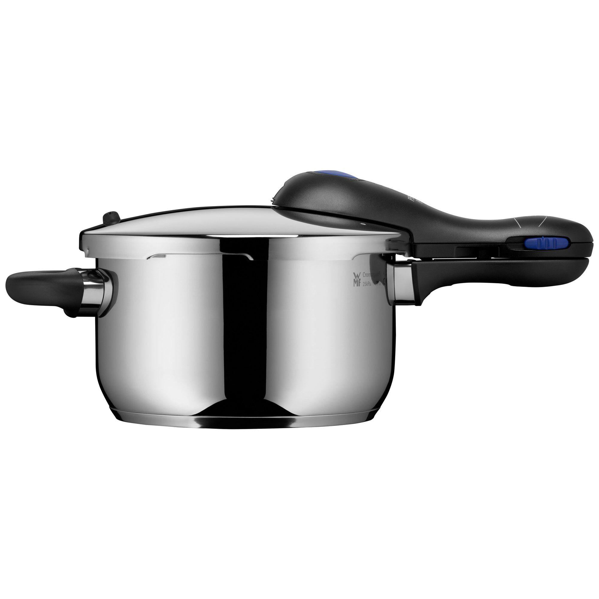WMF Perfect Plus trykkoker 4,5 liter i rustfritt Cromargan stål med dobbel trykkinndikator