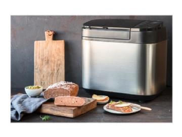 Panasonic SD-YR2550 brødbakemaskin i sølv med LCD-display og 31 programmer