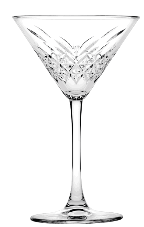 Tidløst Martiniglass 23 cl, klassisk V-formet cocktailglass fra Barlife