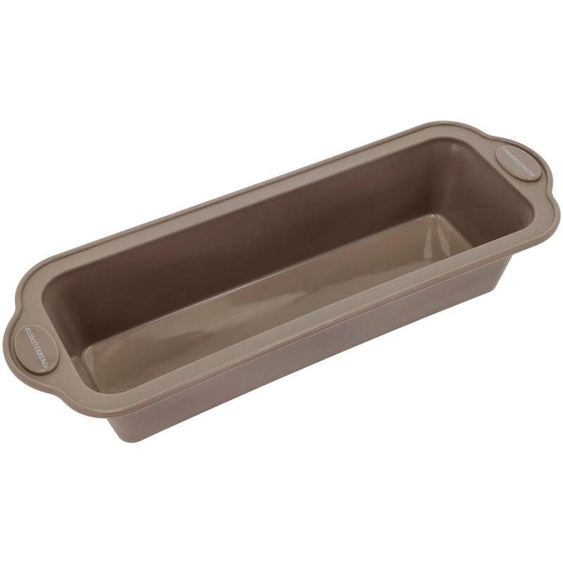 Blomsterbergs silikonbrødform 30 cm med stålkant i grå silikon