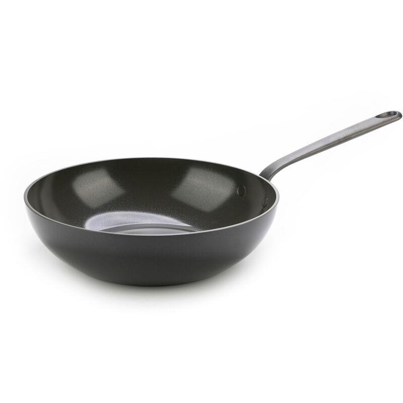 GreenPan Craft Wok 28 cm med keramisk belegg og stålhåndtak