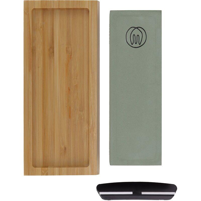 Mareld slipestein starter kit med 1000/3000 korn og bambusstativ