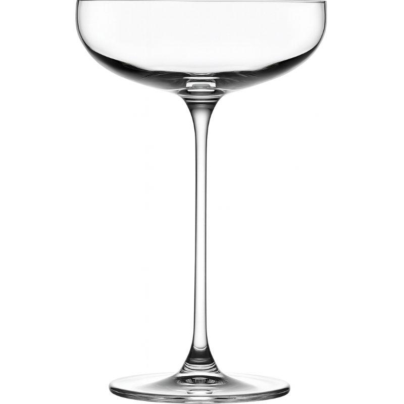 Naken Cocktailglass Coupe Savage 22 cl, moderne coupe-glass for cocktail og martini