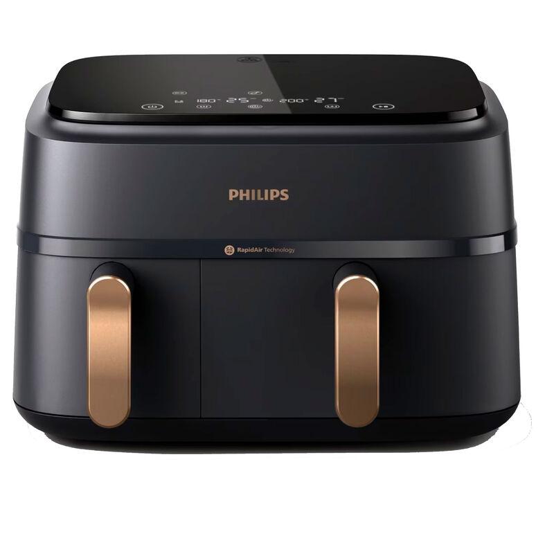 Philips NA352 Dual Basket Airfryer 3000 series i sort og gull