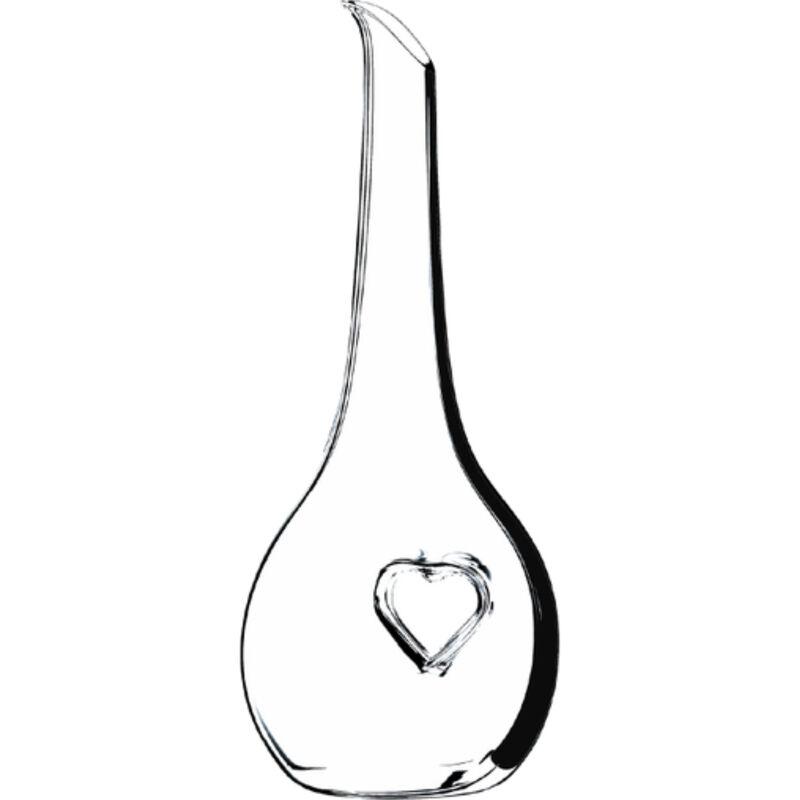Riedel Black Tie Bliss karaffel 1,21 liter i klart krystallglass med elegant smal hals for lufting av vin