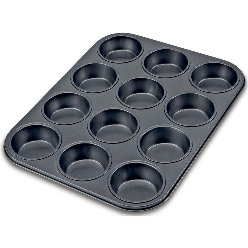 Städter muffins stekebrett i metall med 12 hull og non-stick belegg