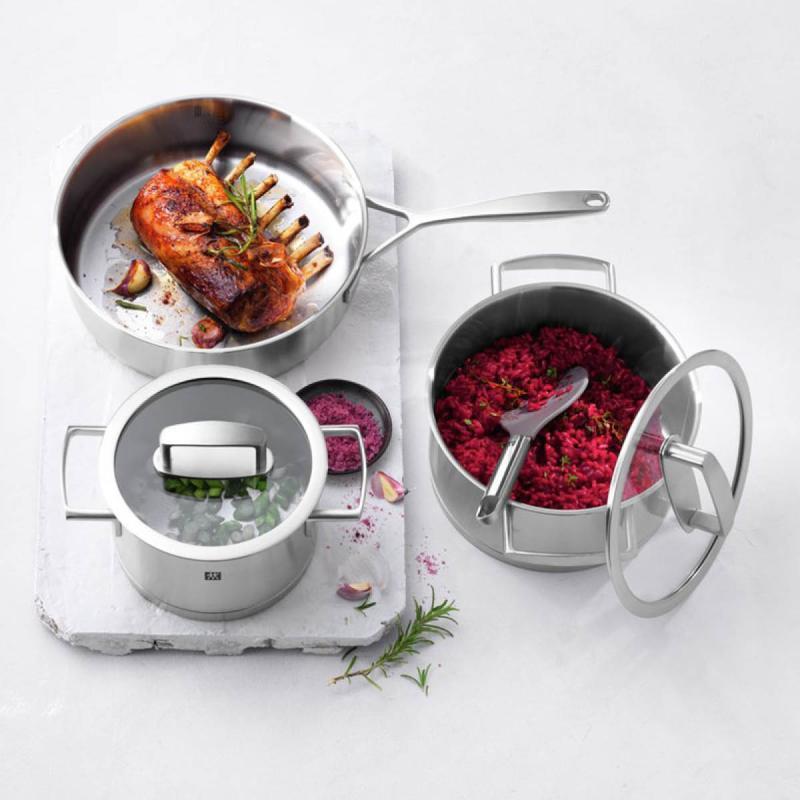 Zwilling Vitality grytesett 7 deler i rustfritt stål